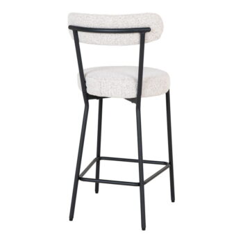 Biela barová stolička (výška sedadla 65 cm) Badalona – House Nordic - Image 5