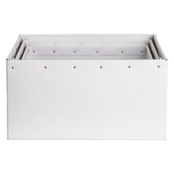 Biele kartónové úložné boxy v súprave 3 ks Ture – Bigso Box of Sweden - Image 6