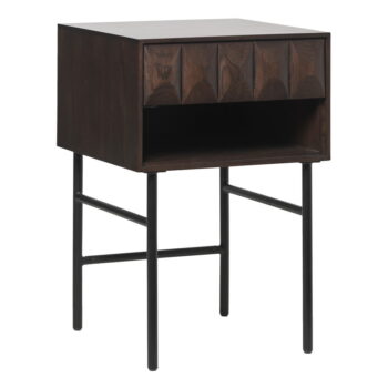 Odkladací stolík s doskou v dubovom dekore Latina – Unique Furniture – Obrázok 3