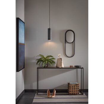 Čierne závesné svietidlo Kave Home Maude, výška 31 cm - Image 3