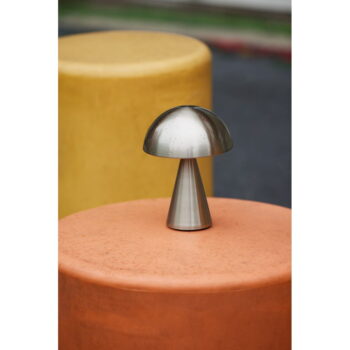 Tmavosivá LED stmievateľná stolová lampa (výška 20 cm) Mush – Hübsch – Obrázok 4