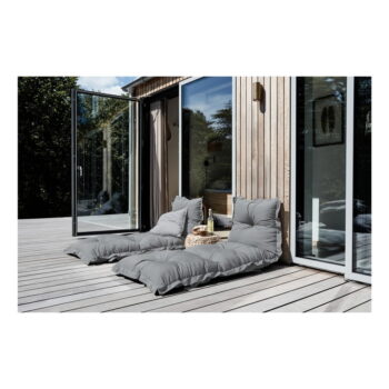 Béžový variabilný futón vhodný do exteriéru Karup Design OUT™ Sit&Sleep Beige - Image 3