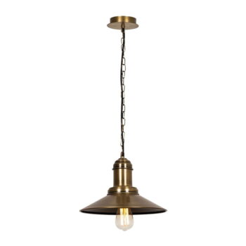 Závesné svietidlo v bronzovej farbe s kovovým tienidlom ø 30 cm Sivani – Opviq lights
