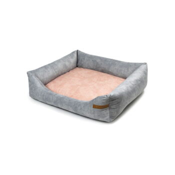 Ružovo-svetlosivý pelech pre psa 65x75 cm SoftBED Eco M – Rexproduct - Image 2