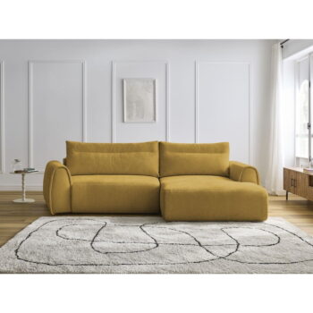 Okrovožltá rohová pohovka Aden – Bobochic Paris - Image 6