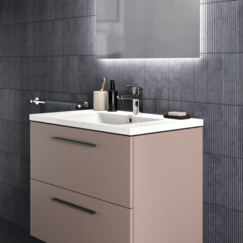 Sivobéžová závesná skrinka pod umývadlo 80x63 cm i.Life B – Ideal Standard - Image 11