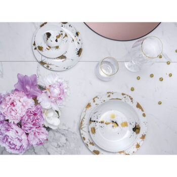 Porcelánové šálky v bielo-zlatej farbe v súprave 6 ks 50 ml Cinnamon – Villa Altachiara - Image 4