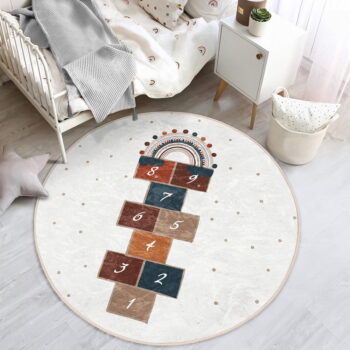 Krémovobiely detský koberec ø 100 cm Comfort – Mila Home – Obrázok 7
