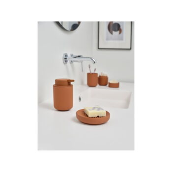 Oranžový kameninový dávkovač mydla 250 ml Ume – Zone - Image 3