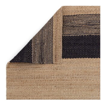 Čierno-béžový obojstranný ručne tkaný jutový koberec 120x170 cm Cedar – Asiatic Carpets - Image 6