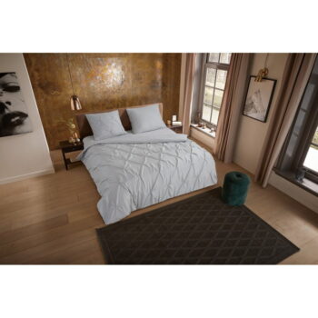 Sivé predĺžené obliečky na dvojlôžko z mikrovlákna 200x220 cm Pure Elegance – Good Morning – Obrázok 4