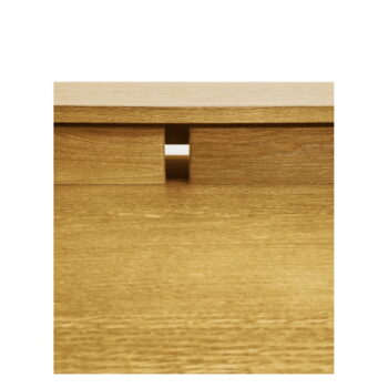 Pracovný stôl v dekore duba so sekretárom 44x115 cm Carteret – Woodman - Image 10