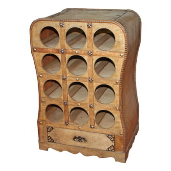 Koňakovo hnedá vinotéka na 12 fliaš, 41,5x61 cm – Deco Pleasure