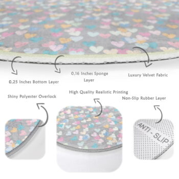 Svetlosivý detský koberec ø 100 cm Comfort – Mila Home - Image 8
