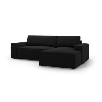 Čierna rozkladacia rohová pohovka (pravý roh) Jodie – Micadoni Home - Image 4