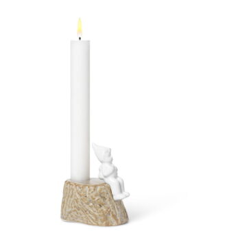 Vianočný svietnik z porcelánu a kameniny Kähler Design, dĺžka 9 cm - Image 2