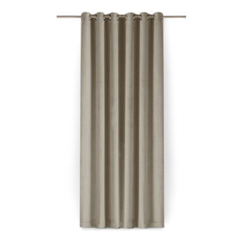 Béžový zamatový dimout záves 400x175 cm Velto – Filumi - Image 4