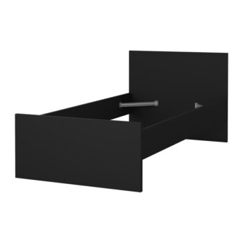Čierna jednolôžková posteľ 90x190 cm Naia – Tvilum - Image 3