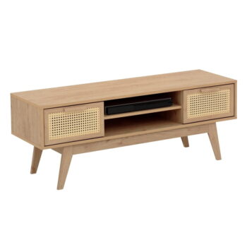 TV stolík v dekore duba v prírodnej farbe 128x47 cm Bridget – Støraa