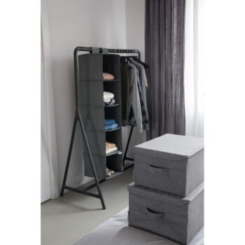 Sivý látkový úložný box s vekom 30x40x22 cm Soft Storage – Bigso - Image 4