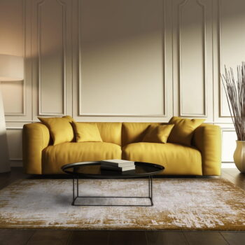 Okrovožltý koberec 240x340 cm Kuza – Asiatic Carpets - Image 2
