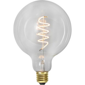 Teplá LED/filamentová žiarovka so stmievačom E27, 4 W Spiral Filament – Star Trading - Image 3