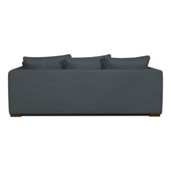 Sivá menčestrová pohovka 220 cm Comfy – Scandic - Image 3