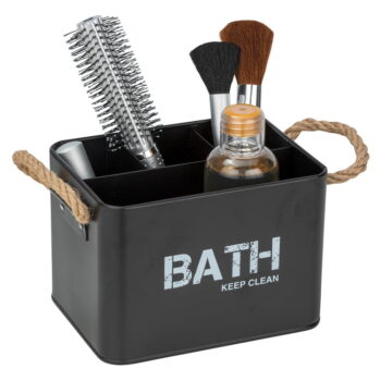 Čierny kúpeľňový organizér so 4 priehradkami Wenko Gara – Obrázok 2