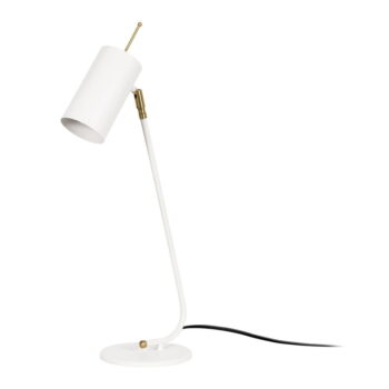 Biela stolnová lampa s kovovým tienidlom (výška 55 cm) Sivani – Opviq lights – Obrázok 6