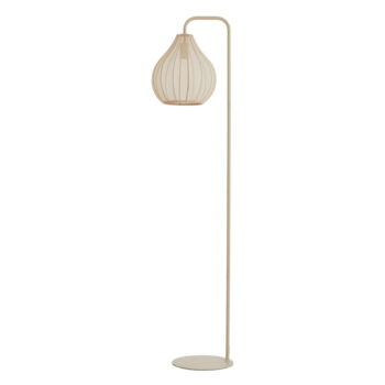 Béžová stojacia lampa s textilným tienidlom (výška 156,5 cm) Elati – Light & Living - Image 4