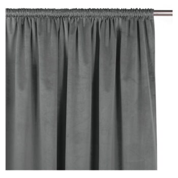 Tmavosivý zamatový dimout záves 200x300 cm Velto – Filumi - Image 9