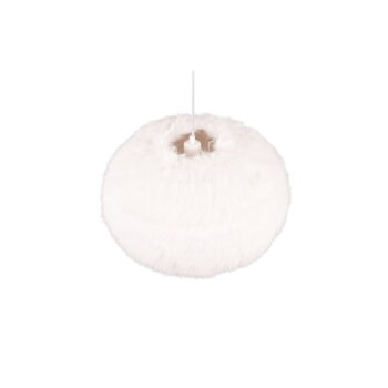Krémové závesné svietidlo ø 50 cm Furry – Trio - Image 5