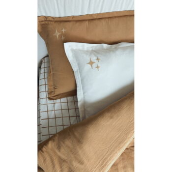 Biela súprava do postieľky Stars – Malomi Kids - Image 8