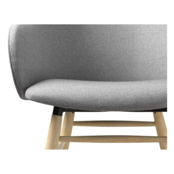 Sivá jedálenská stolička Unique Furniture Teno Oak – Obrázok 6