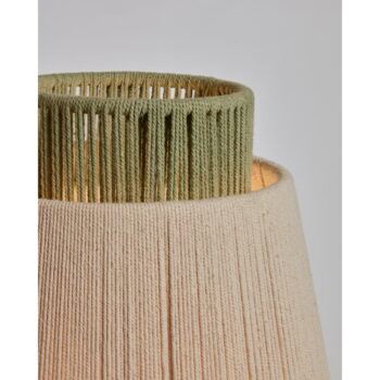 Stojacia lampa s textilným tienidlom (výška 163 cm) Yuvia - Kave Home - Image 3