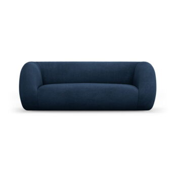 Modrá pohovka z textílie buklé 210 cm Essen – Cosmopolitan Design