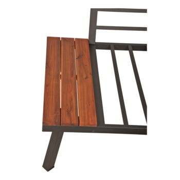 Sivý záhradný lounge set z masívu akácie pre 4 Theresa – Garden Pleasure – Obrázok 2