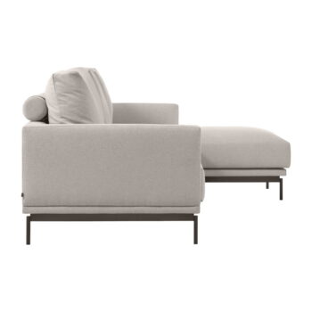 Béžová rohová pohovka Kave Home Galene, pravý roh, 254 cm - Image 4