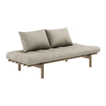 Béžová ľanová rozkladacia pohovka 200 cm Pace - Karup Design - Image 2