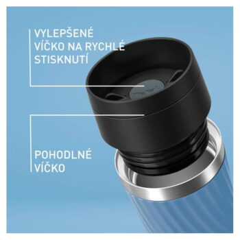 Svetlomodrý cestovný hrnček 360 ml – Tefal - Image 6