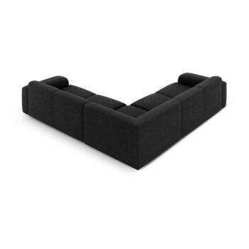 Čierna rohová pohovka (variabilná/do L) Molino – Micadoni Home - Image 3