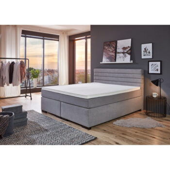 Sivá boxspring posteľ 180x200 cm Kokomo – Rojaplast – Obrázok 5