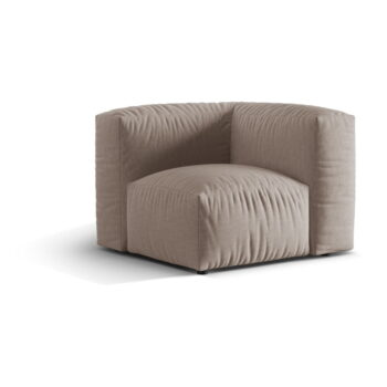 Béžový modul pohovky (variabilný) Martina – Micadoni Home - Image 2