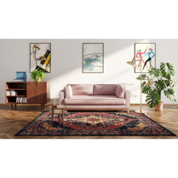 Svetloružová zamatová pohovka 222 cm Celerio – Ame Yens - Image 3