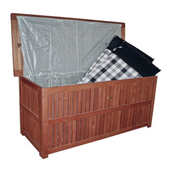 Hnedý záhradný úložný box Plano – Garden Pleasure - Image 5