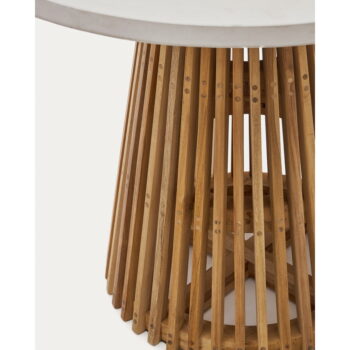 Okrúhly záhradný jedálenský stôl ø 90 cm Alcaufar – Kave Home - Image 4