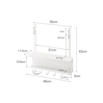 Kovový organizér na káble Smart – YAMAZAKI - Image 5