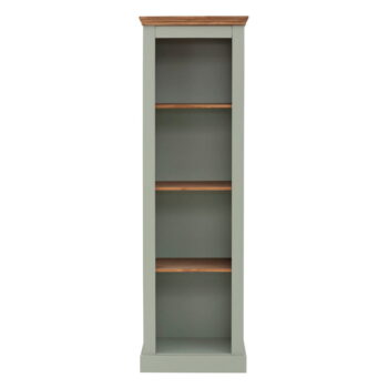 Svetlozelená knižnica z borovicového dreva 55x180 cm Selma – Støraa