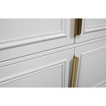 Svetlosivá šatníková skriňa s pántovými dverami z borovicového dreva 110x215 cm Organize – BePureHome - Image 7