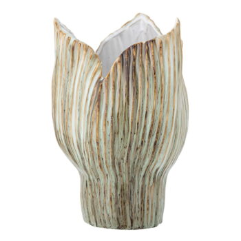 Svetlozelená váza z kameniny (výška 30 cm) Mahira – Bloomingville - Image 5